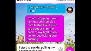 Pervert uncle gets a second time sexting with his niece